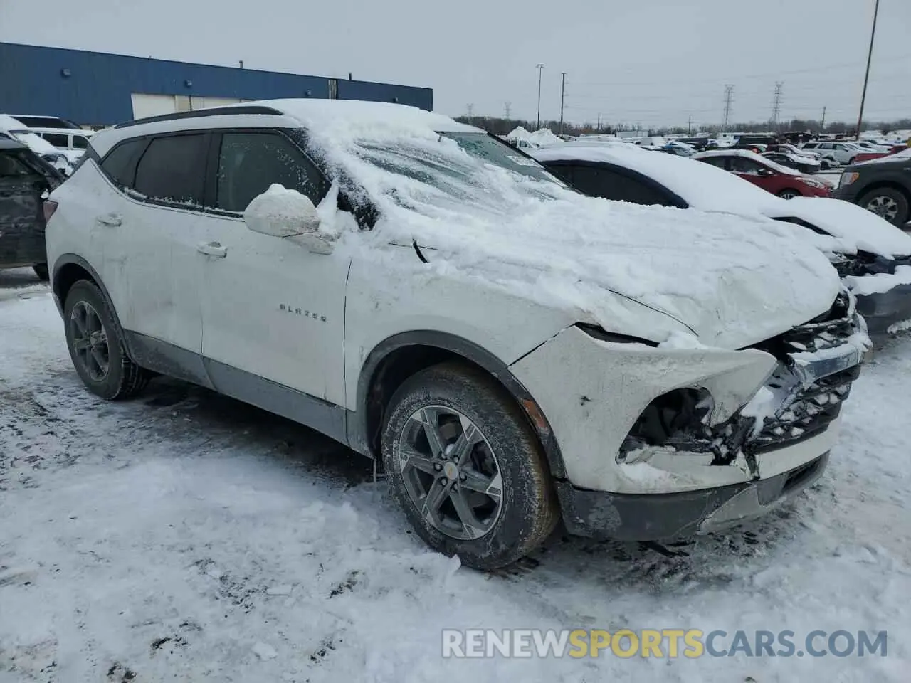 4 Photograph of a damaged car 3GNKBCR46RS183542 CHEVROLET BLAZER 2024