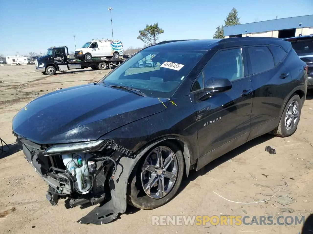 1 Photograph of a damaged car 3GNKBCR46RS229208 CHEVROLET BLAZER 2024