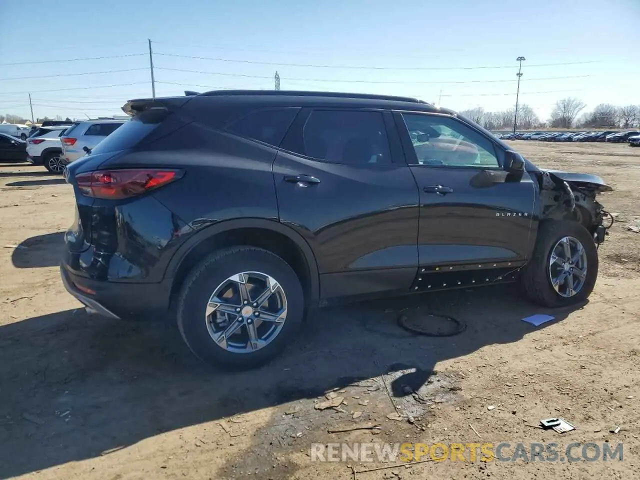 3 Photograph of a damaged car 3GNKBCR46RS229208 CHEVROLET BLAZER 2024