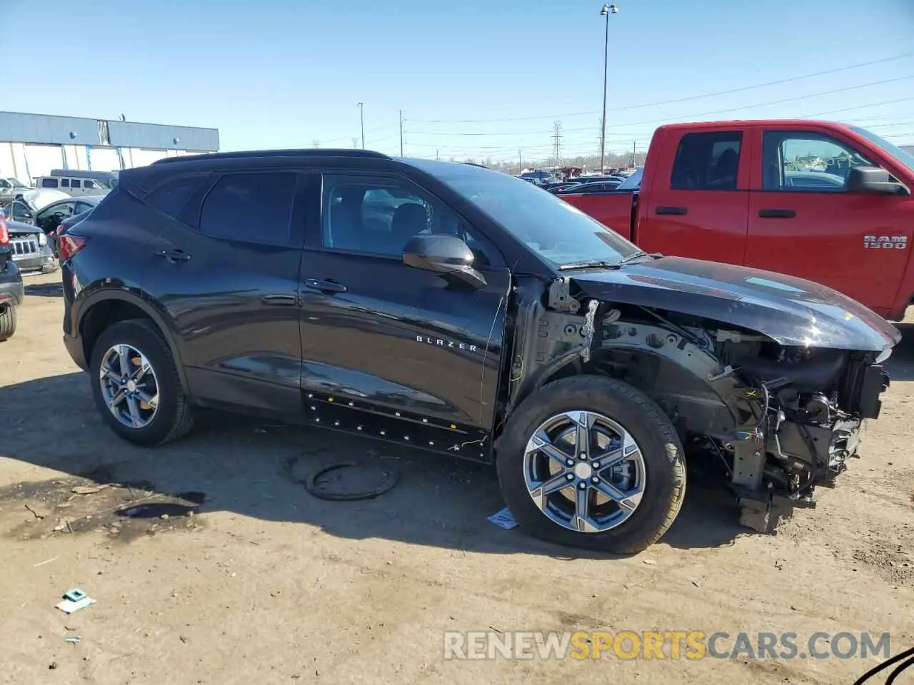 4 Photograph of a damaged car 3GNKBCR46RS229208 CHEVROLET BLAZER 2024