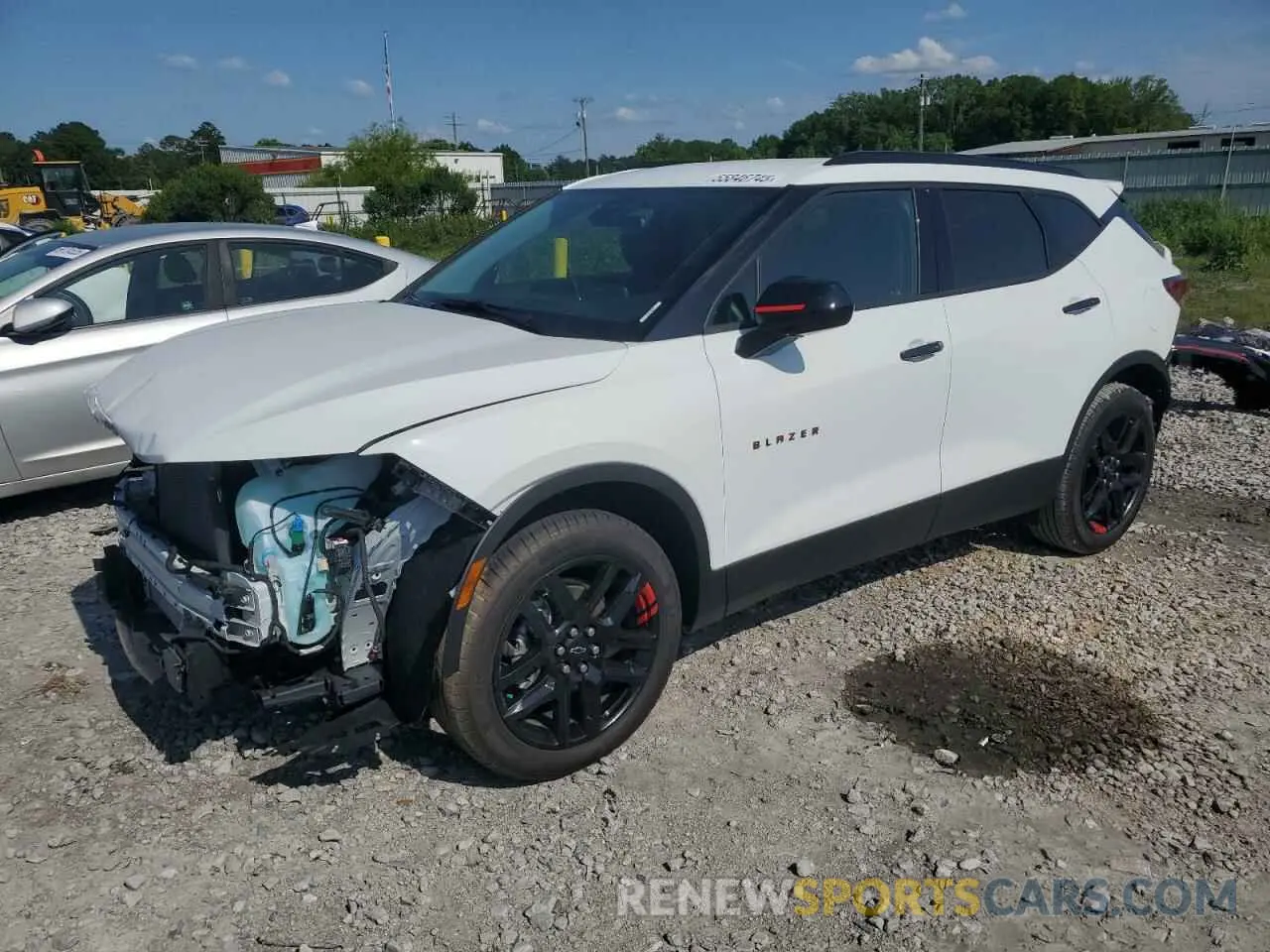 1 Photograph of a damaged car 3GNKBCR48RS248777 CHEVROLET BLAZER 2024