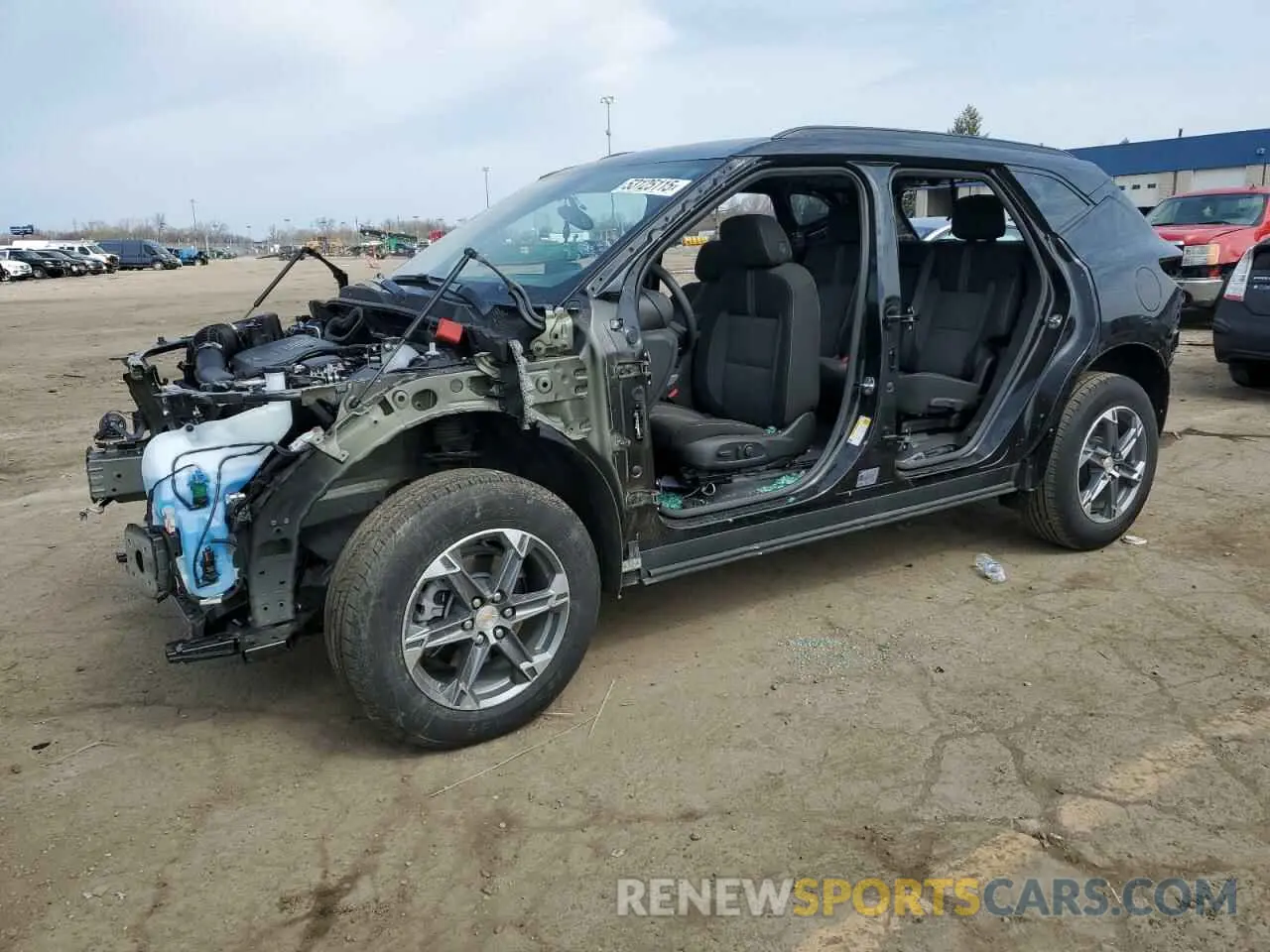1 Photograph of a damaged car 3GNKBCR48RS264364 CHEVROLET BLAZER 2024