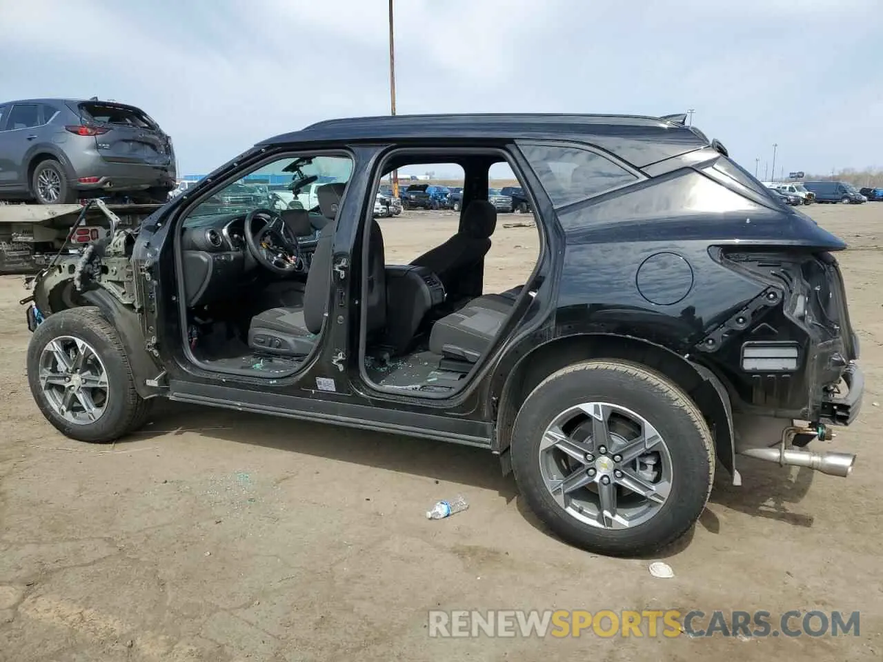 2 Photograph of a damaged car 3GNKBCR48RS264364 CHEVROLET BLAZER 2024