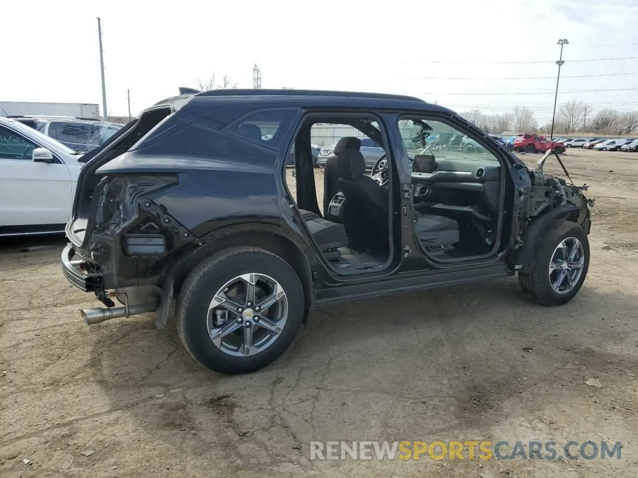 3 Photograph of a damaged car 3GNKBCR48RS264364 CHEVROLET BLAZER 2024