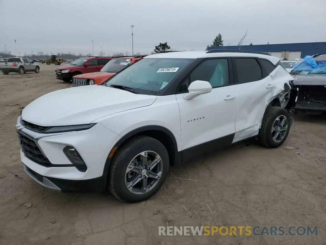 1 Photograph of a damaged car 3GNKBCR49RS224388 CHEVROLET BLAZER 2024