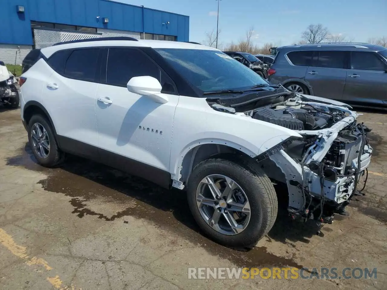 4 Photograph of a damaged car 3GNKBCR49RS277852 CHEVROLET BLAZER 2024