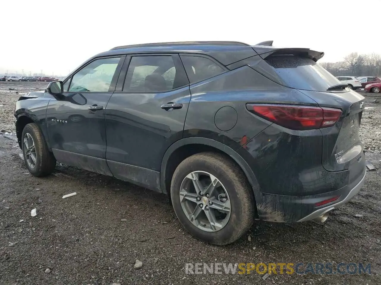 2 Photograph of a damaged car 3GNKBCR4XRS243922 CHEVROLET BLAZER 2024