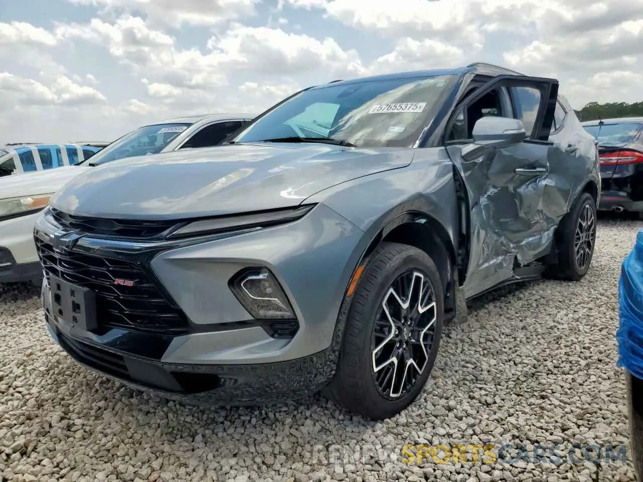1 Photograph of a damaged car 3GNKBERS0RS138137 CHEVROLET BLAZER 2024