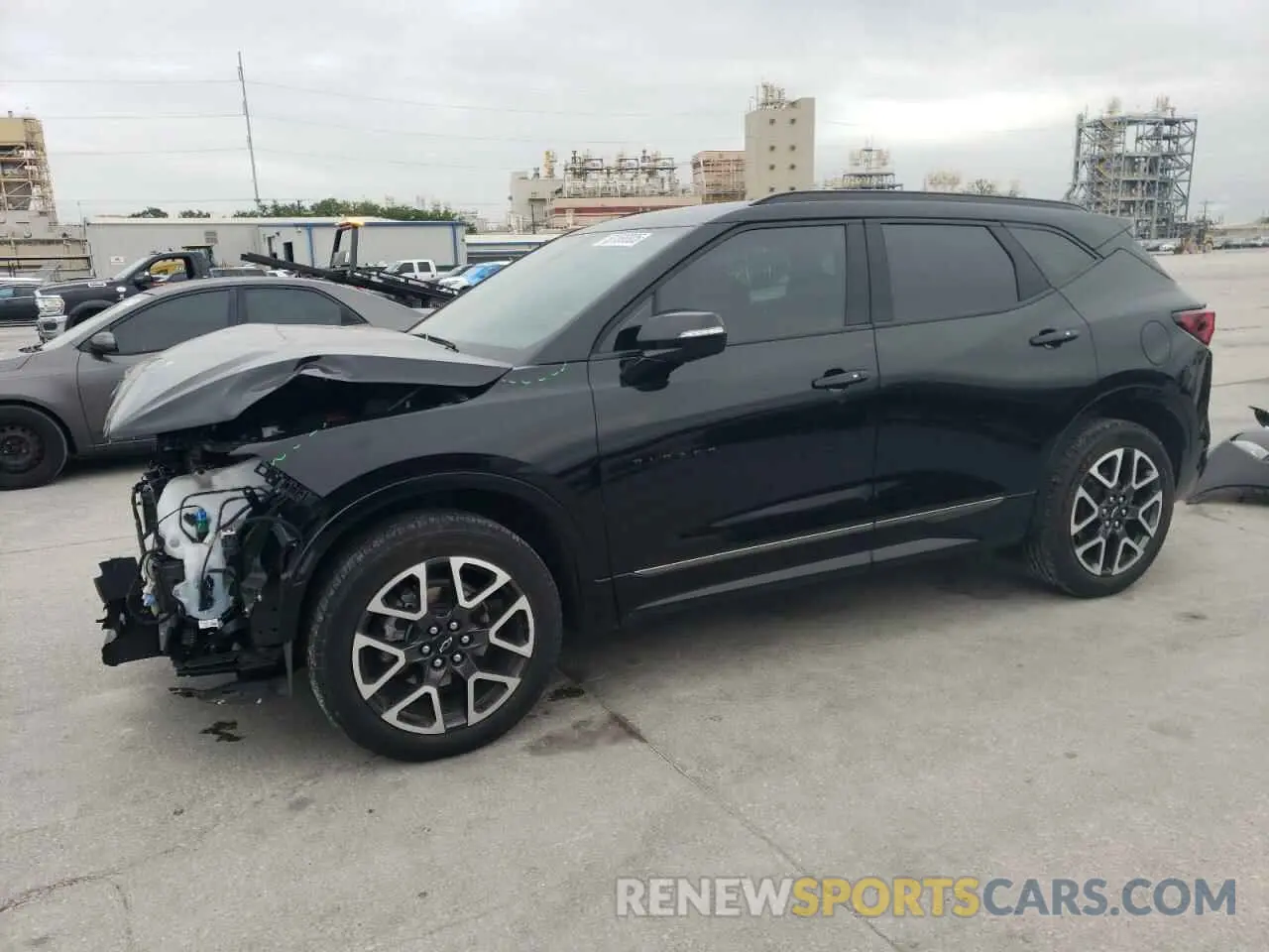 1 Photograph of a damaged car 3GNKBERS4RS131210 CHEVROLET BLAZER 2024