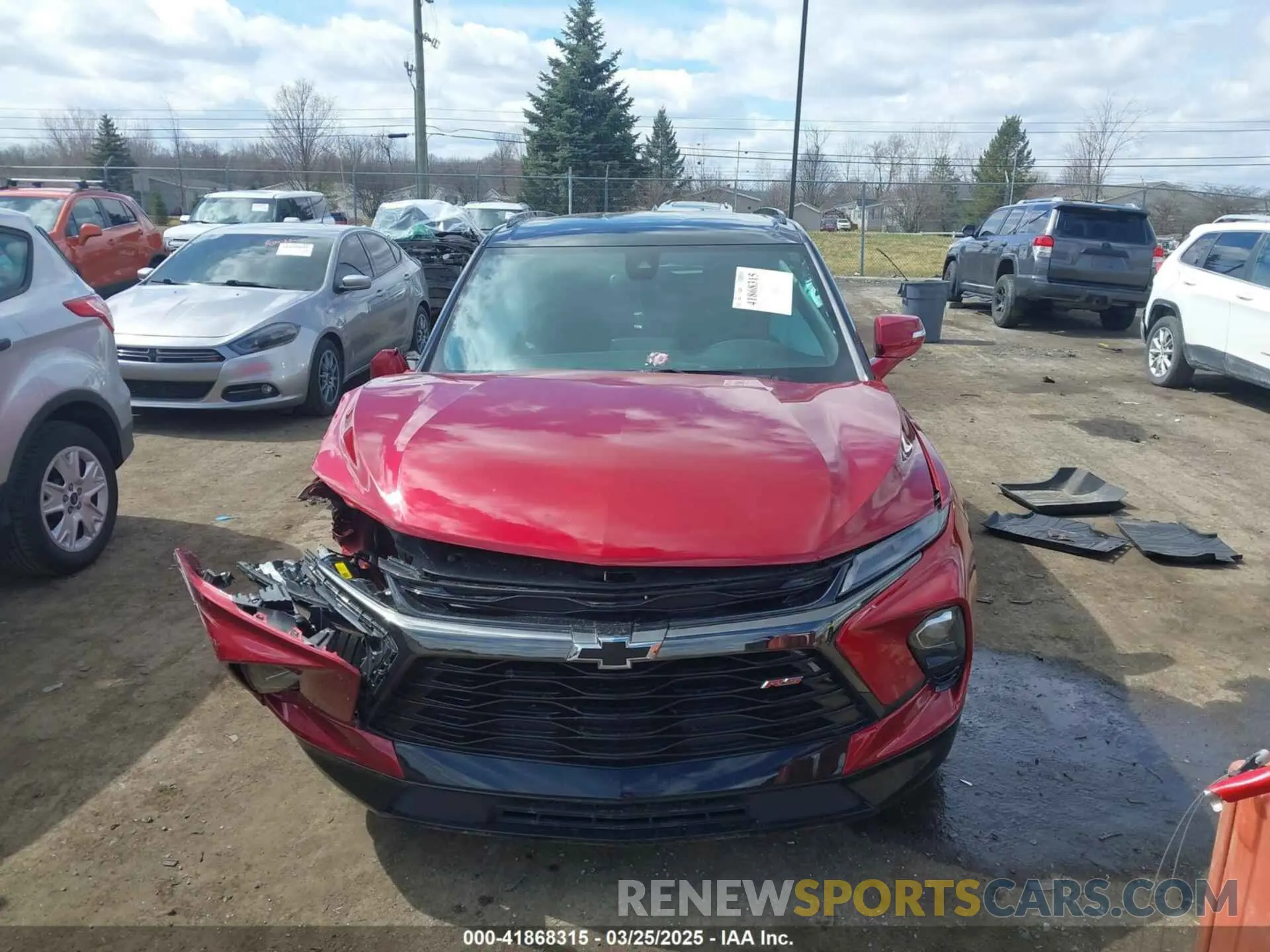 12 Photograph of a damaged car 3GNKBERS7RS147952 CHEVROLET BLAZER 2024