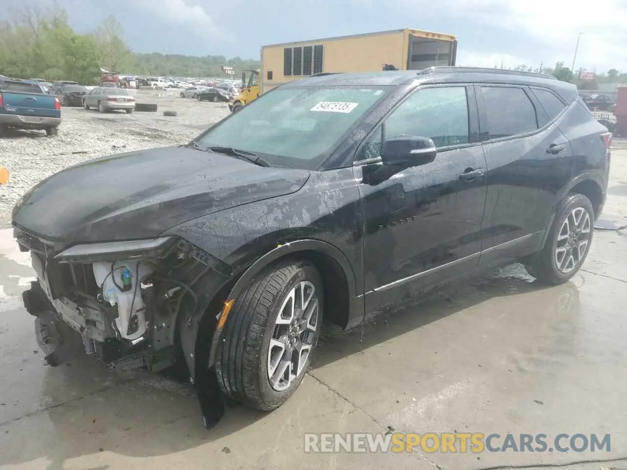 1 Photograph of a damaged car 3GNKBERS7RS210452 CHEVROLET BLAZER 2024