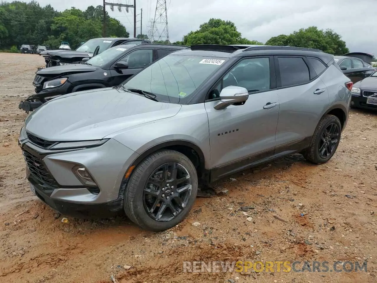 1 Photograph of a damaged car 3GNKBERS9RS190172 CHEVROLET BLAZER 2024