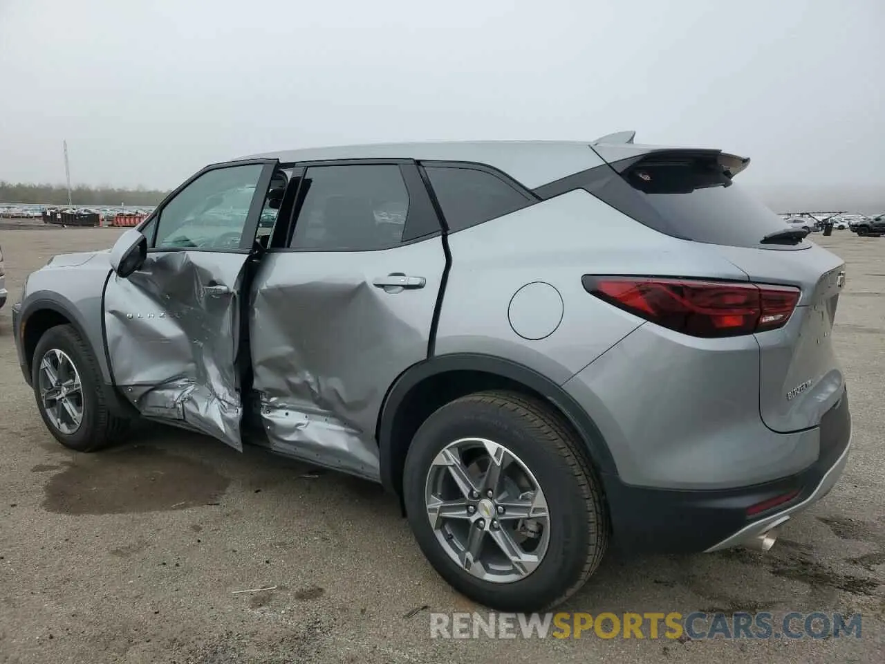 2 Photograph of a damaged car 3GNKBHR40RS157242 CHEVROLET BLAZER 2024
