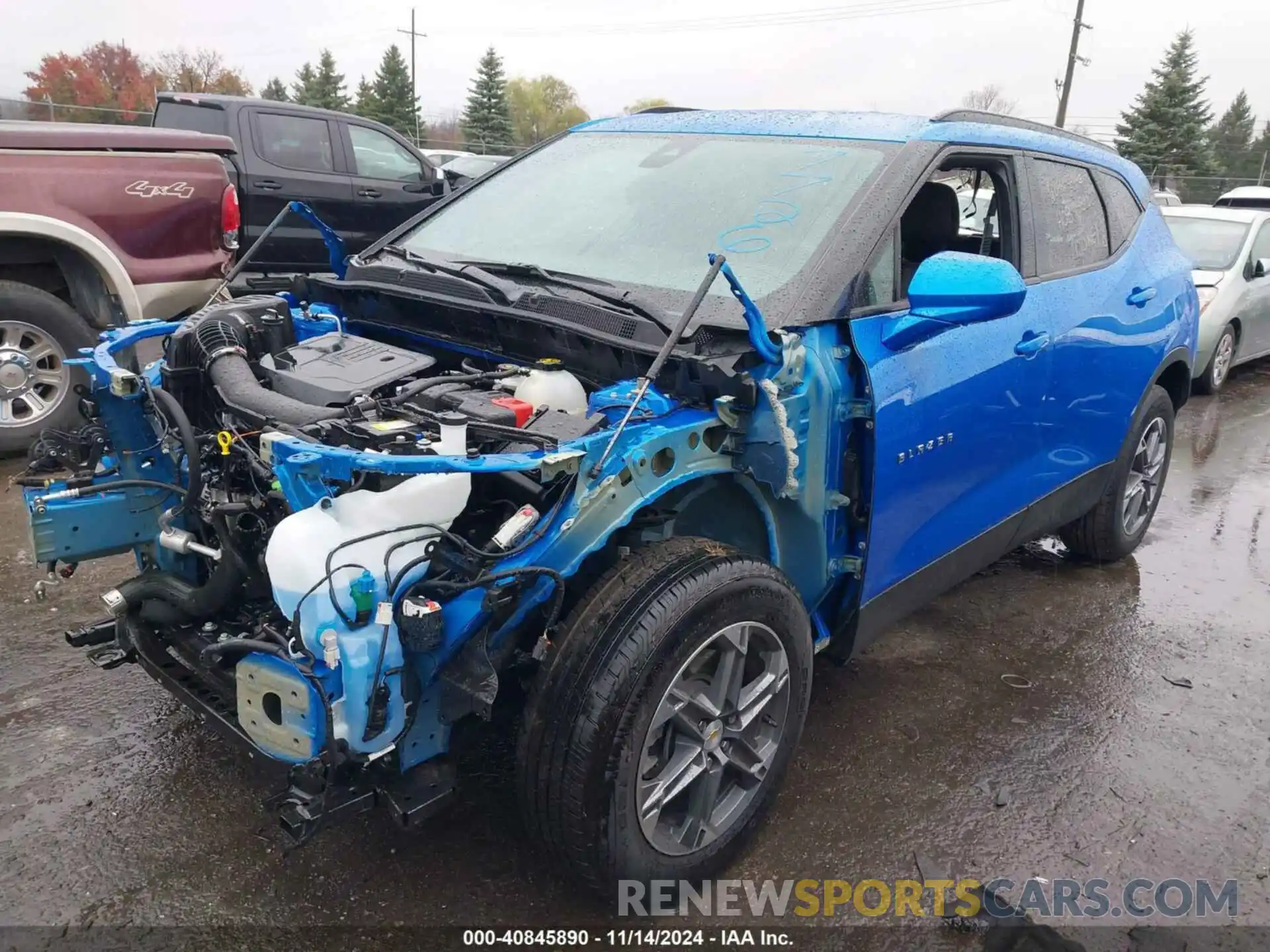 2 Photograph of a damaged car 3GNKBHR40RS157726 CHEVROLET BLAZER 2024