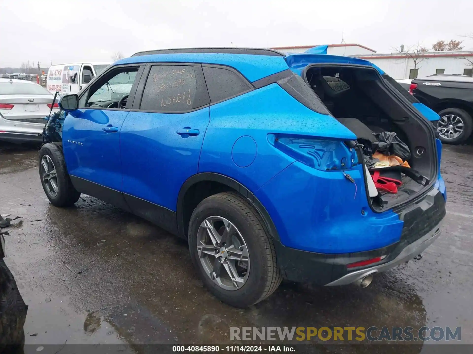 3 Photograph of a damaged car 3GNKBHR40RS157726 CHEVROLET BLAZER 2024