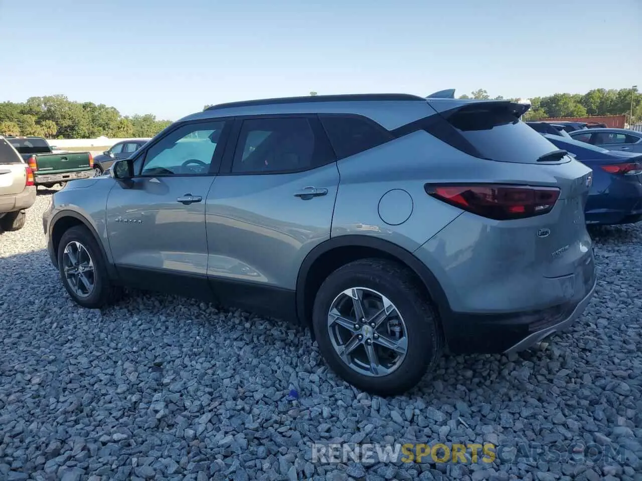 2 Photograph of a damaged car 3GNKBHR41RS163843 CHEVROLET BLAZER 2024