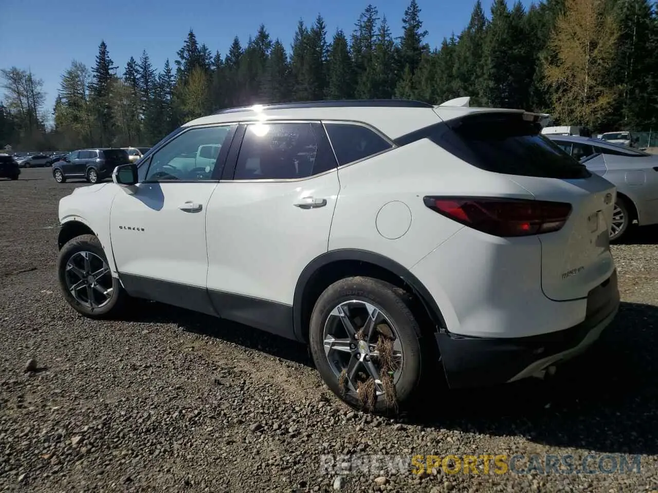 2 Photograph of a damaged car 3GNKBJR45RS163643 CHEVROLET BLAZER 2024
