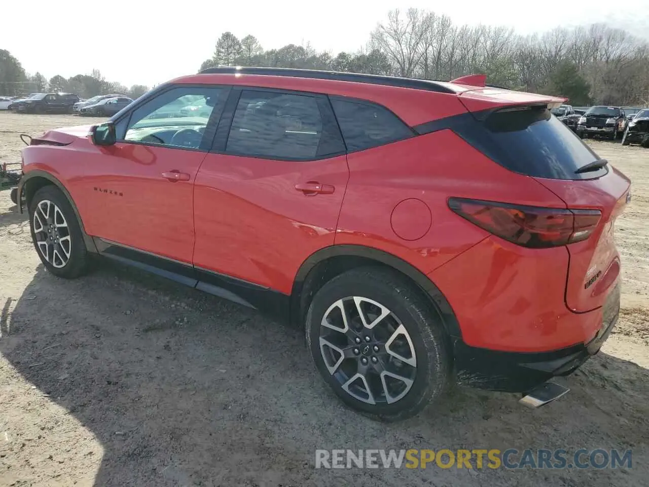 2 Photograph of a damaged car 3GNKBKRS0RS152022 CHEVROLET BLAZER 2024
