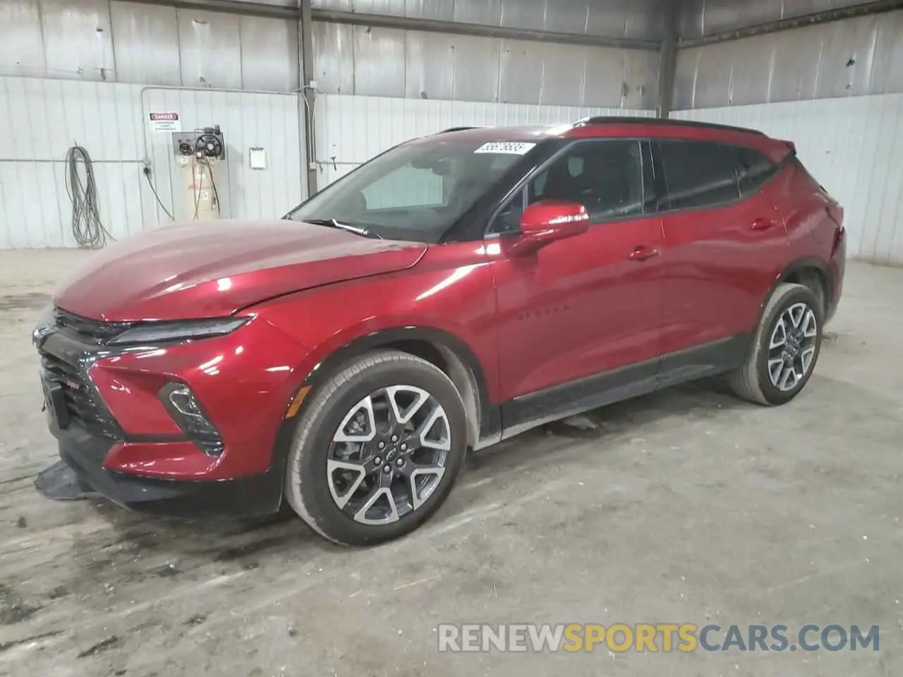 1 Photograph of a damaged car 3GNKBKRS7RS149456 CHEVROLET BLAZER 2024