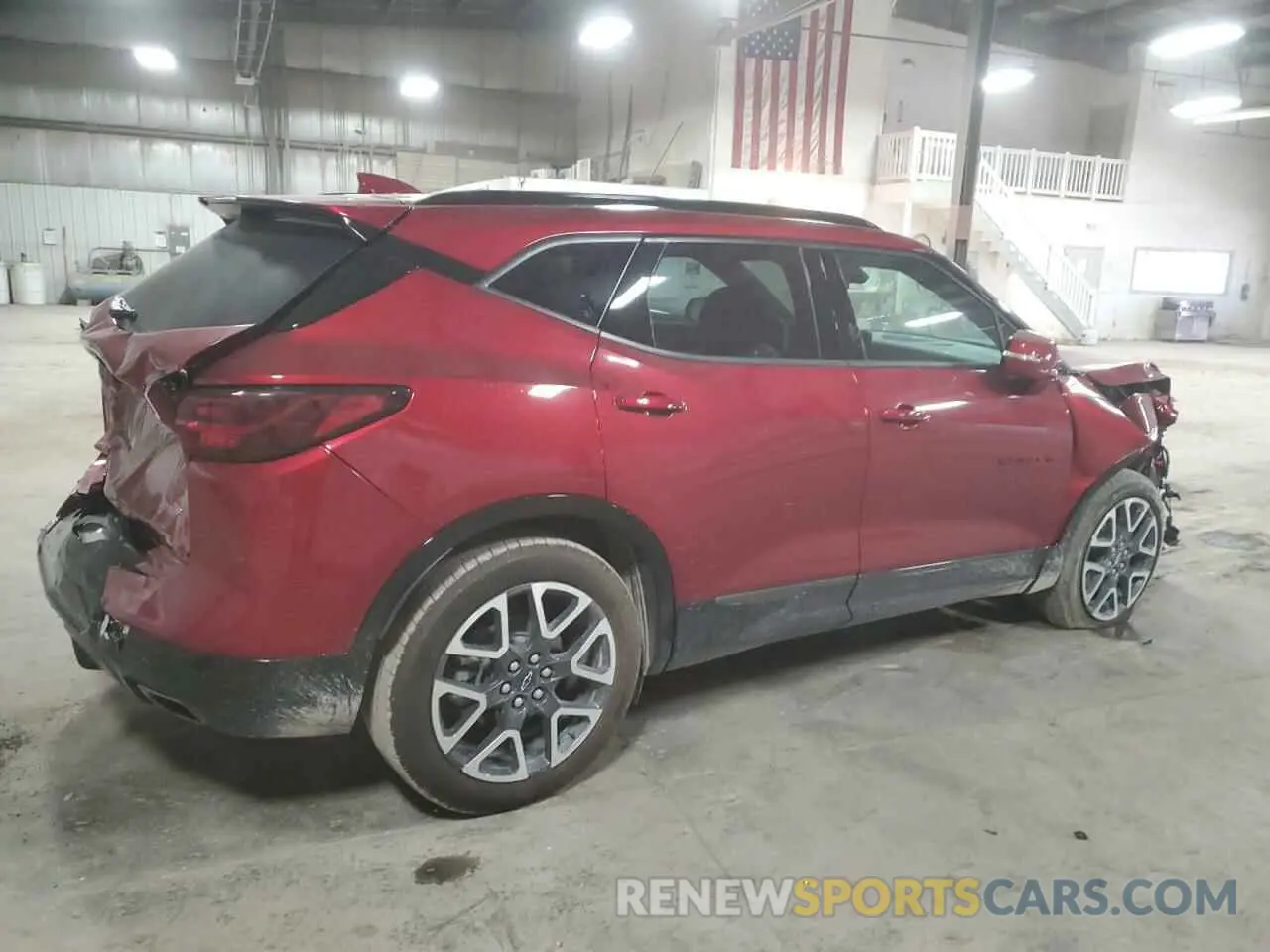 3 Photograph of a damaged car 3GNKBKRS7RS149456 CHEVROLET BLAZER 2024