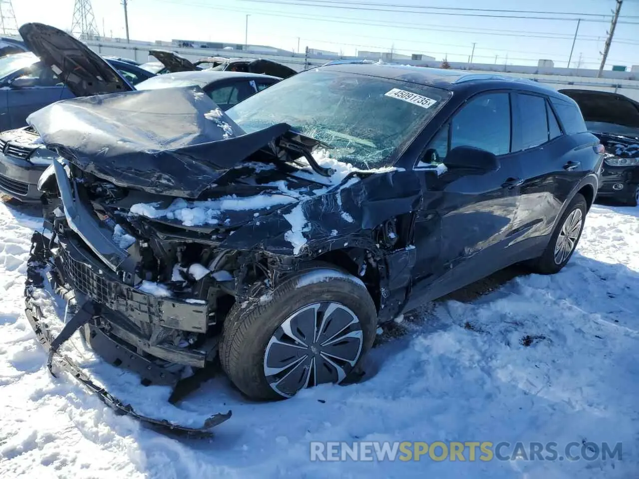 1 Photograph of a damaged car 3GNKDBRJ2RS258375 CHEVROLET BLAZER 2024