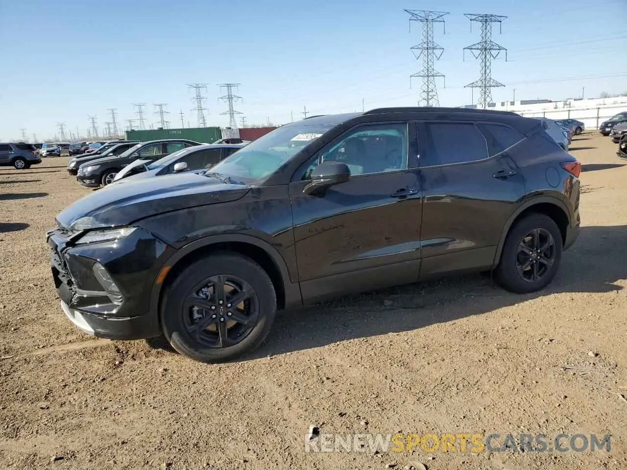 1 Photograph of a damaged car 3GNKBCR44SS101877 CHEVROLET BLAZER 2025