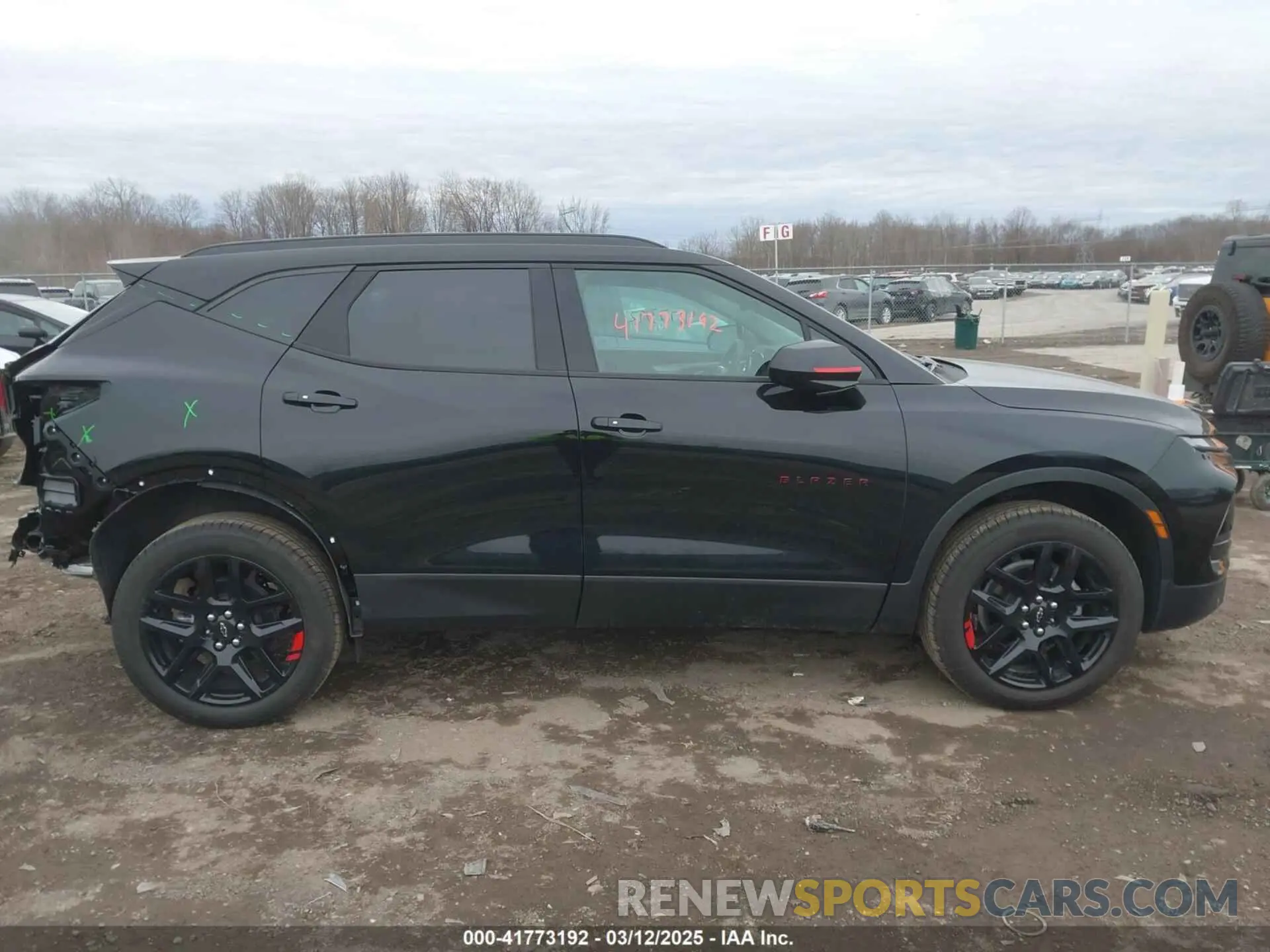 14 Photograph of a damaged car 3GNKBHR44SS162000 CHEVROLET BLAZER 2025
