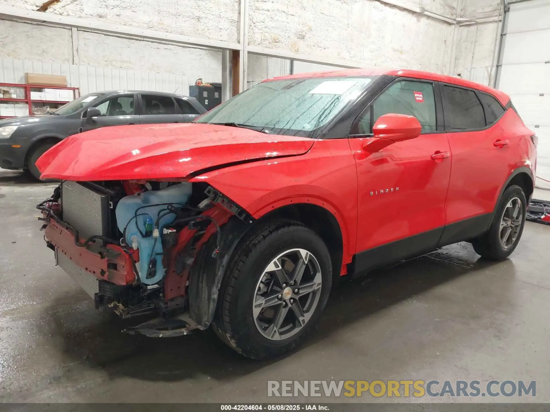 2 Photograph of a damaged car 3GNKBHR48SS193959 CHEVROLET BLAZER 2025