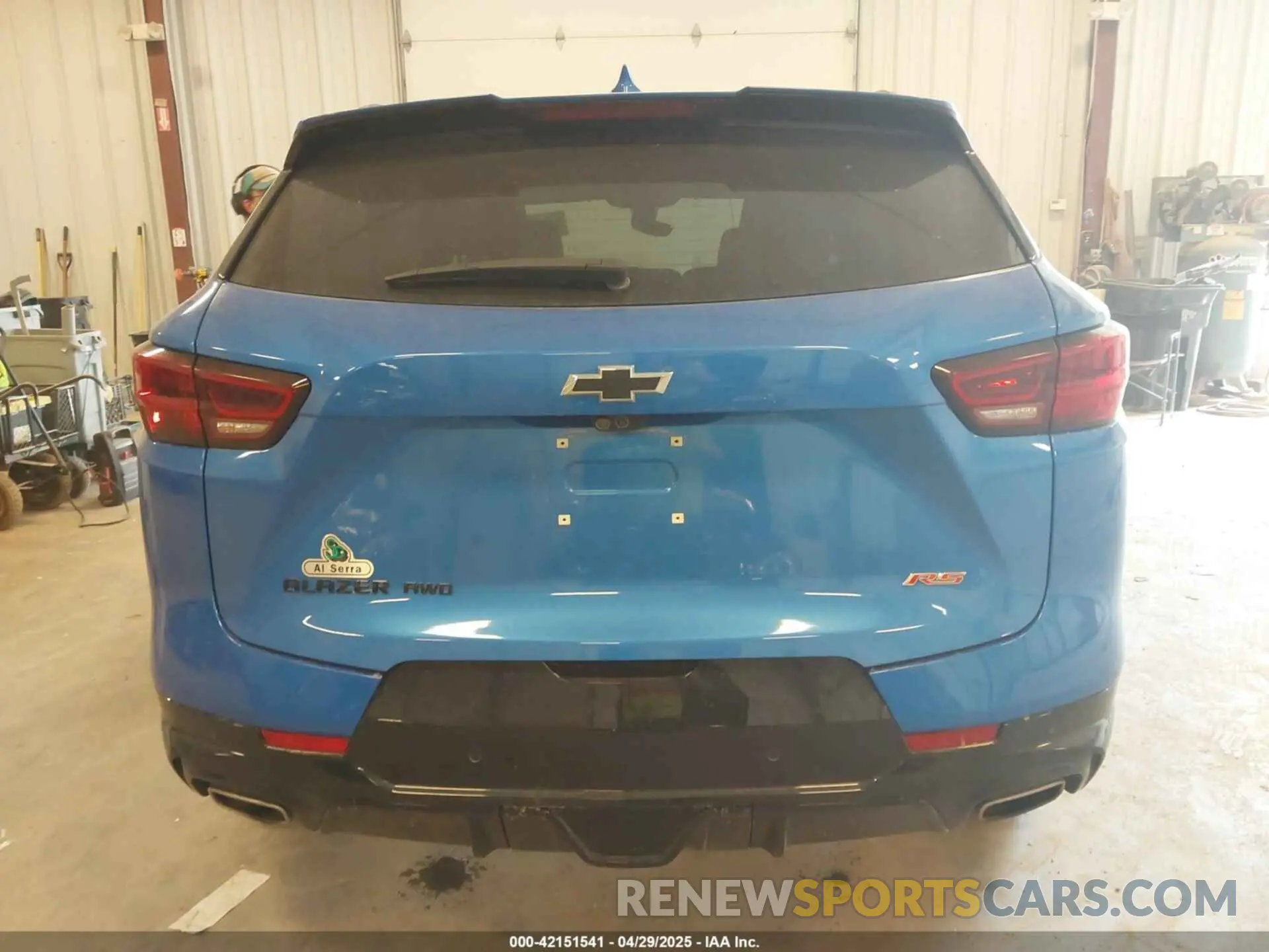 16 Photograph of a damaged car 3GNKBKRSXSS142457 CHEVROLET BLAZER 2025