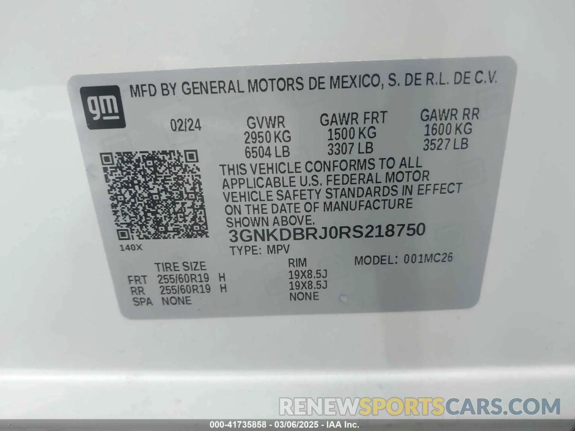 9 Photograph of a damaged car 3GNKDBRJ0RS218750 CHEVROLET BLAZER EV 2024