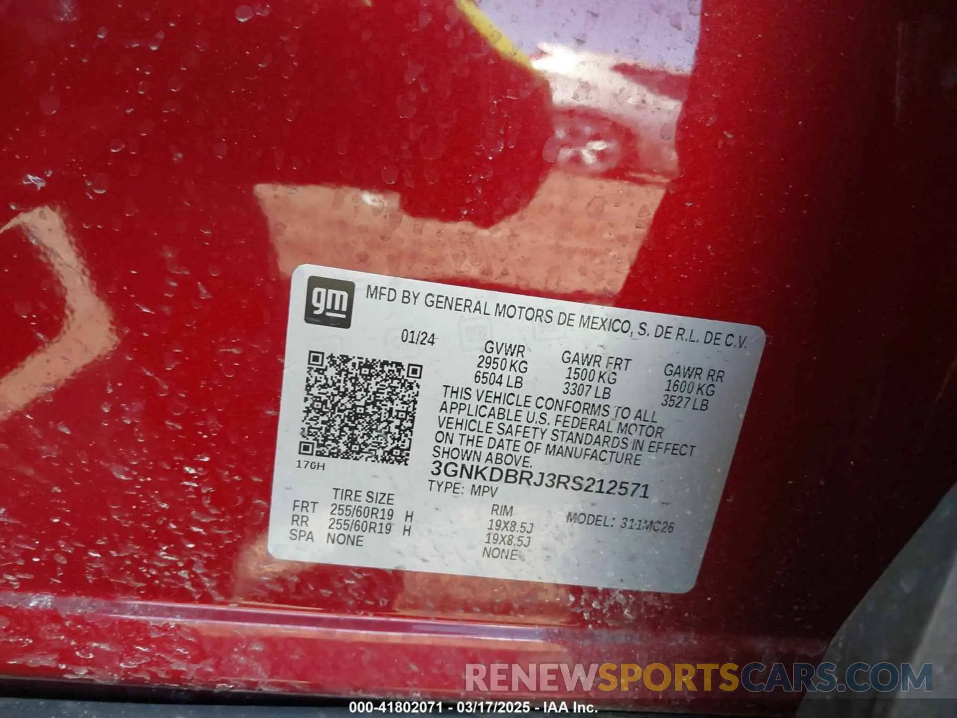 9 Photograph of a damaged car 3GNKDBRJ3RS212571 CHEVROLET BLAZER EV 2024