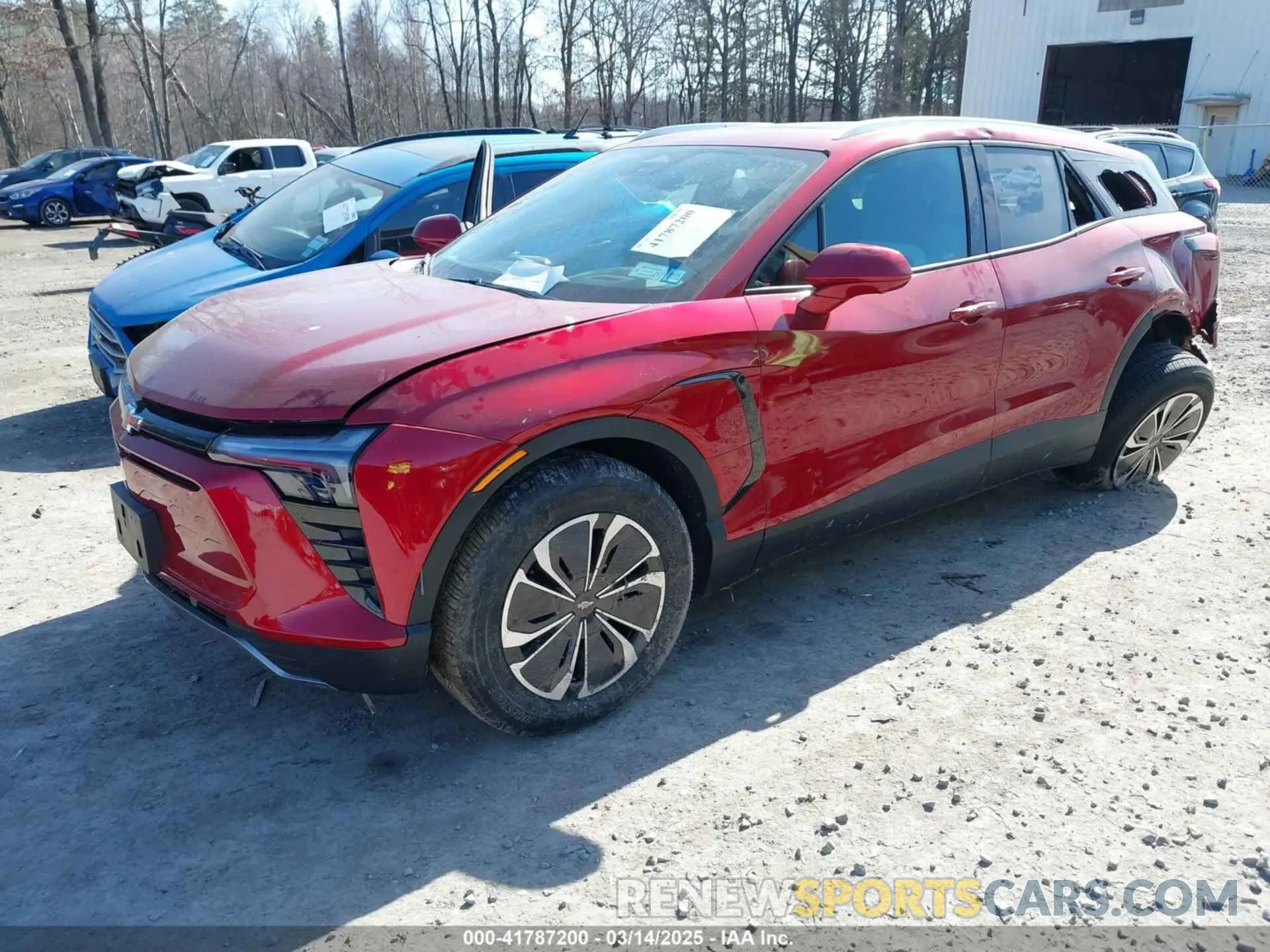 2 Photograph of a damaged car 3GNKDBRJ8RS215935 CHEVROLET BLAZER EV 2024