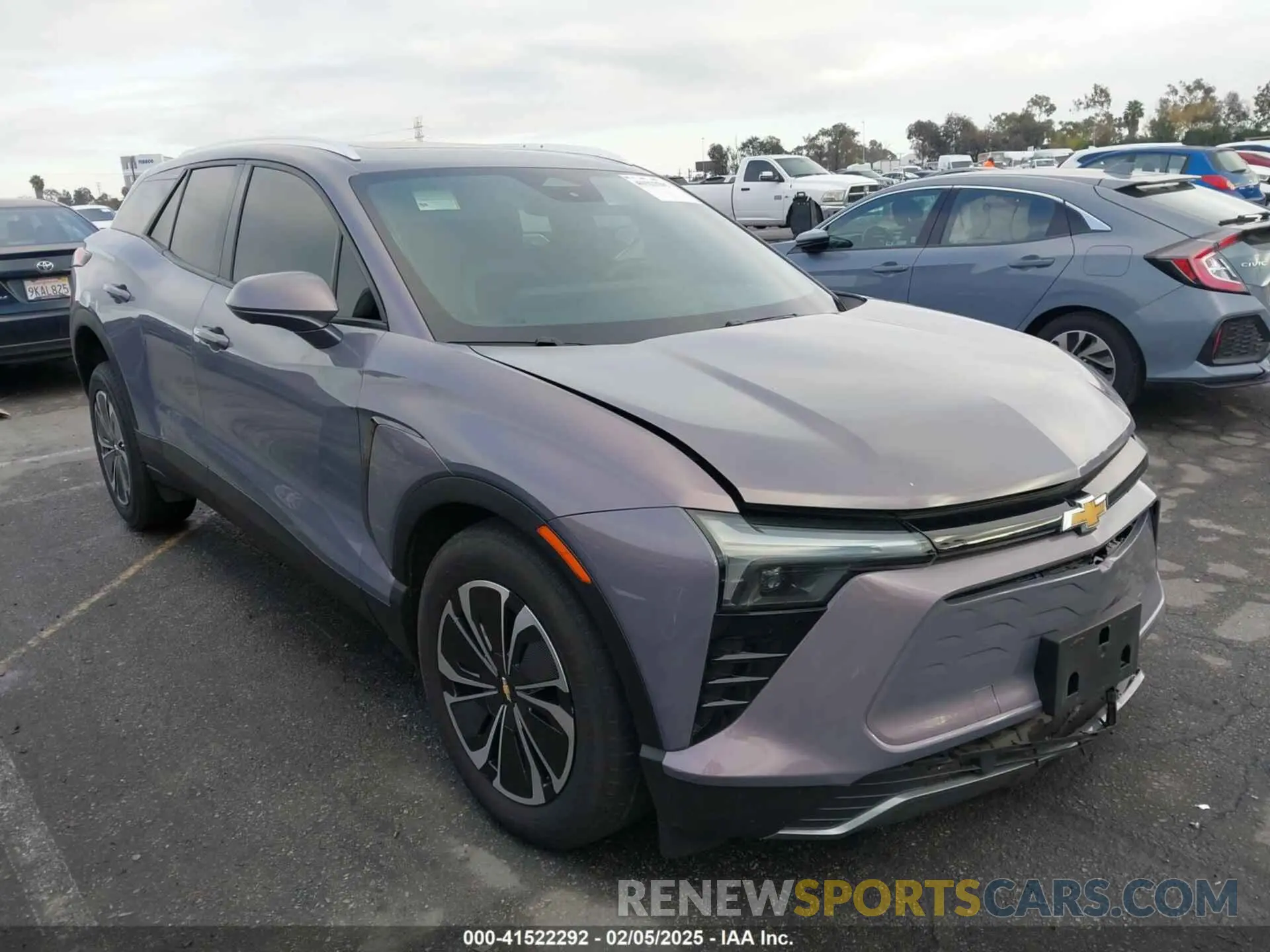 1 Photograph of a damaged car 3GNKDBRJ9RS219119 CHEVROLET BLAZER EV 2024