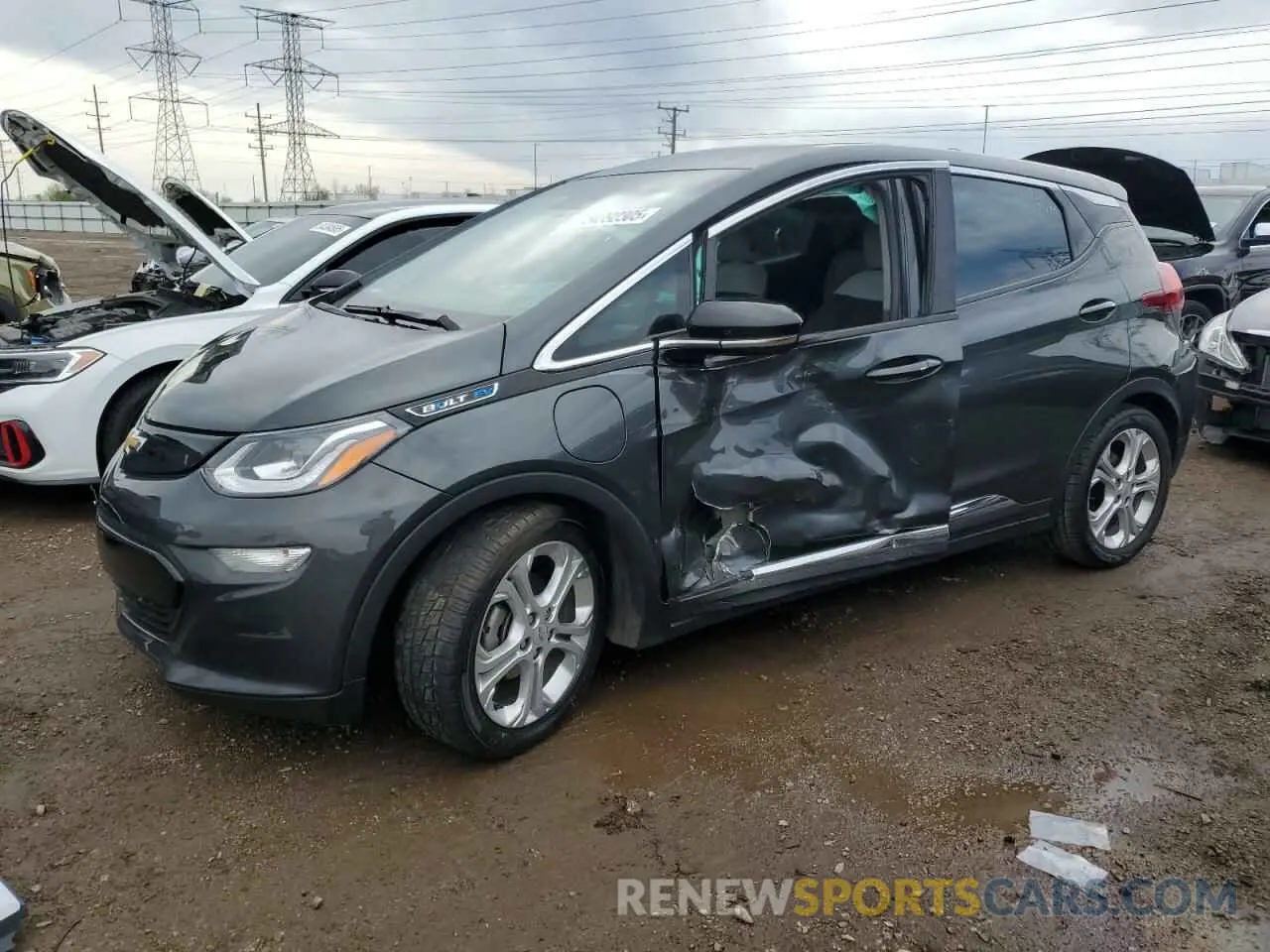 1 Photograph of a damaged car 1G1FY6S08K4103030 CHEVROLET BOLT 2019