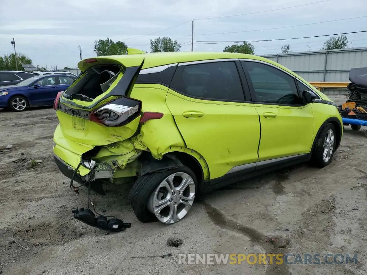3 Photograph of a damaged car 1G1FY6S08K4138800 CHEVROLET BOLT 2019
