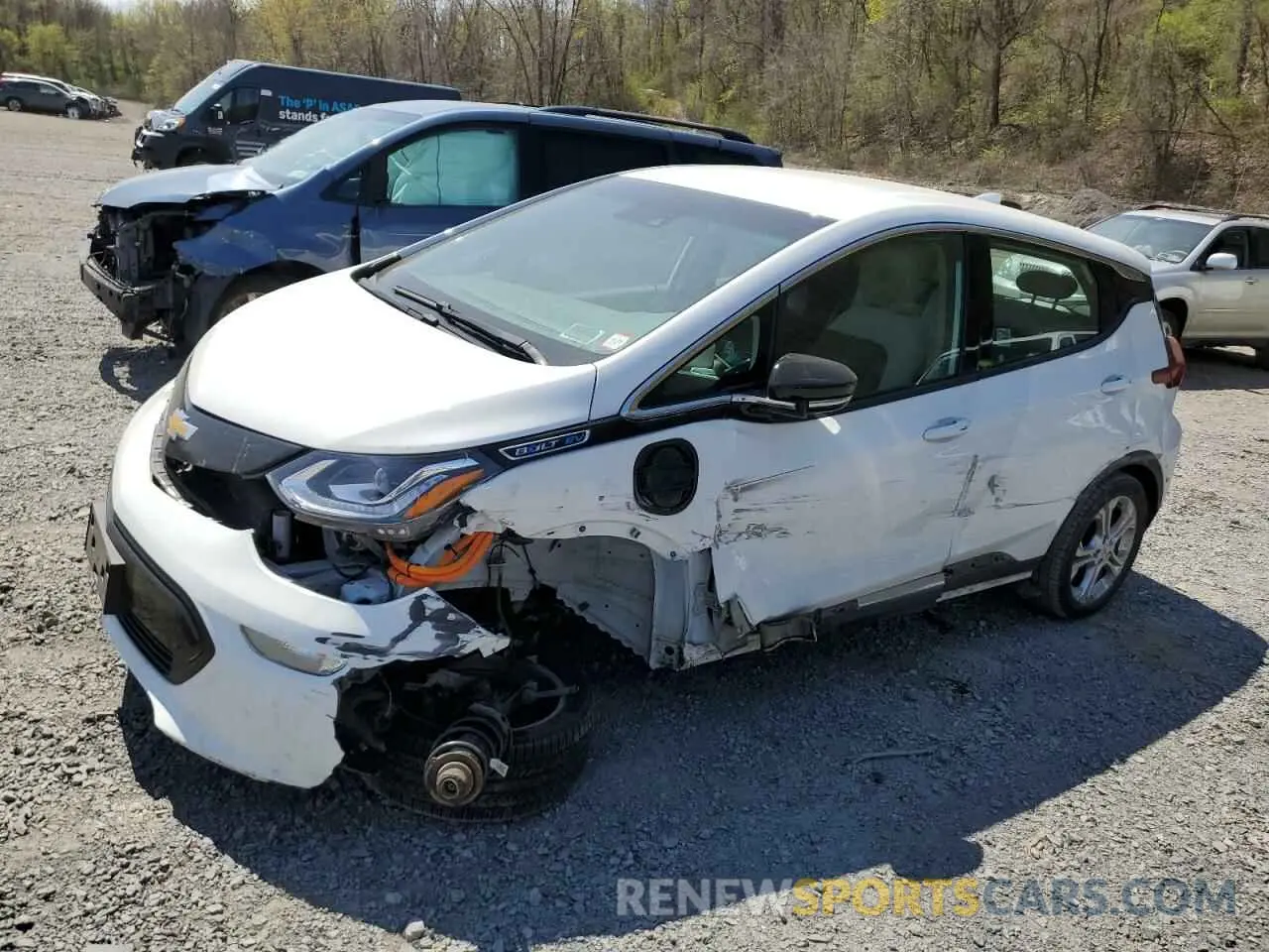 1 Photograph of a damaged car 1G1FY6S0XK4101862 CHEVROLET BOLT 2019