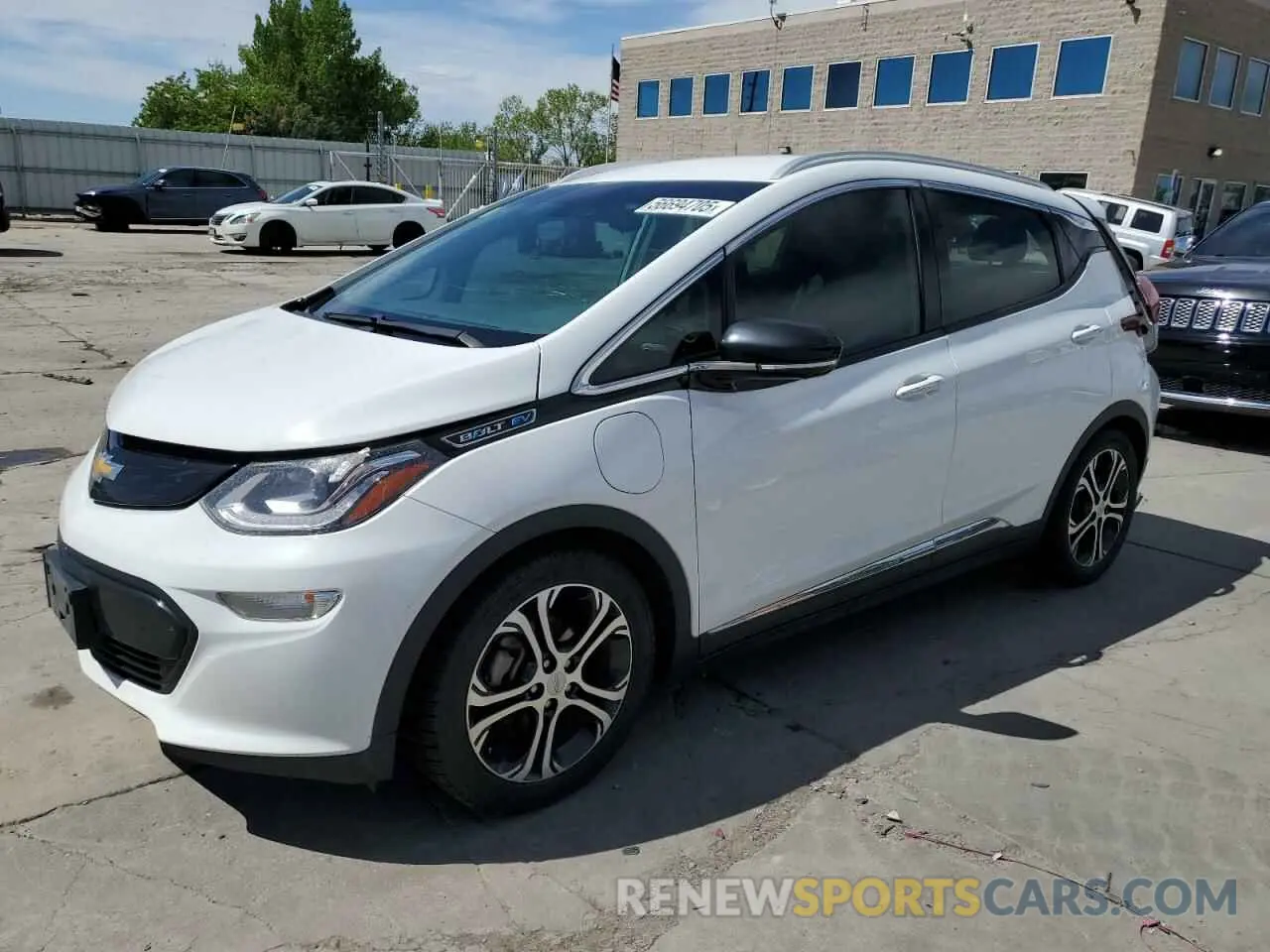 1 Photograph of a damaged car 1G1FZ6S08K4100819 CHEVROLET BOLT 2019