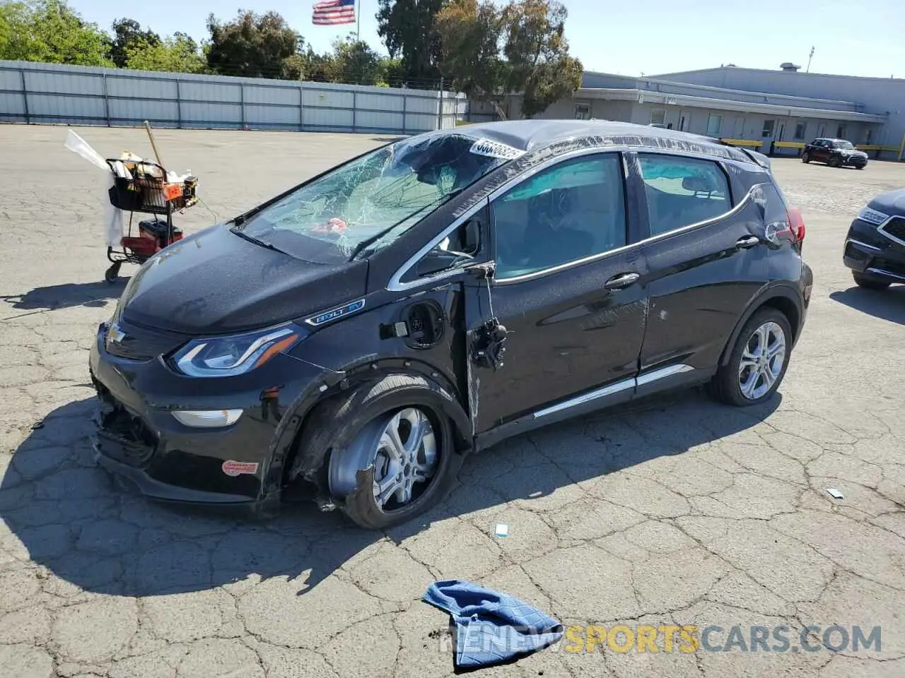 1 Photograph of a damaged car 1G1FW6S09L4112651 CHEVROLET BOLT 2020
