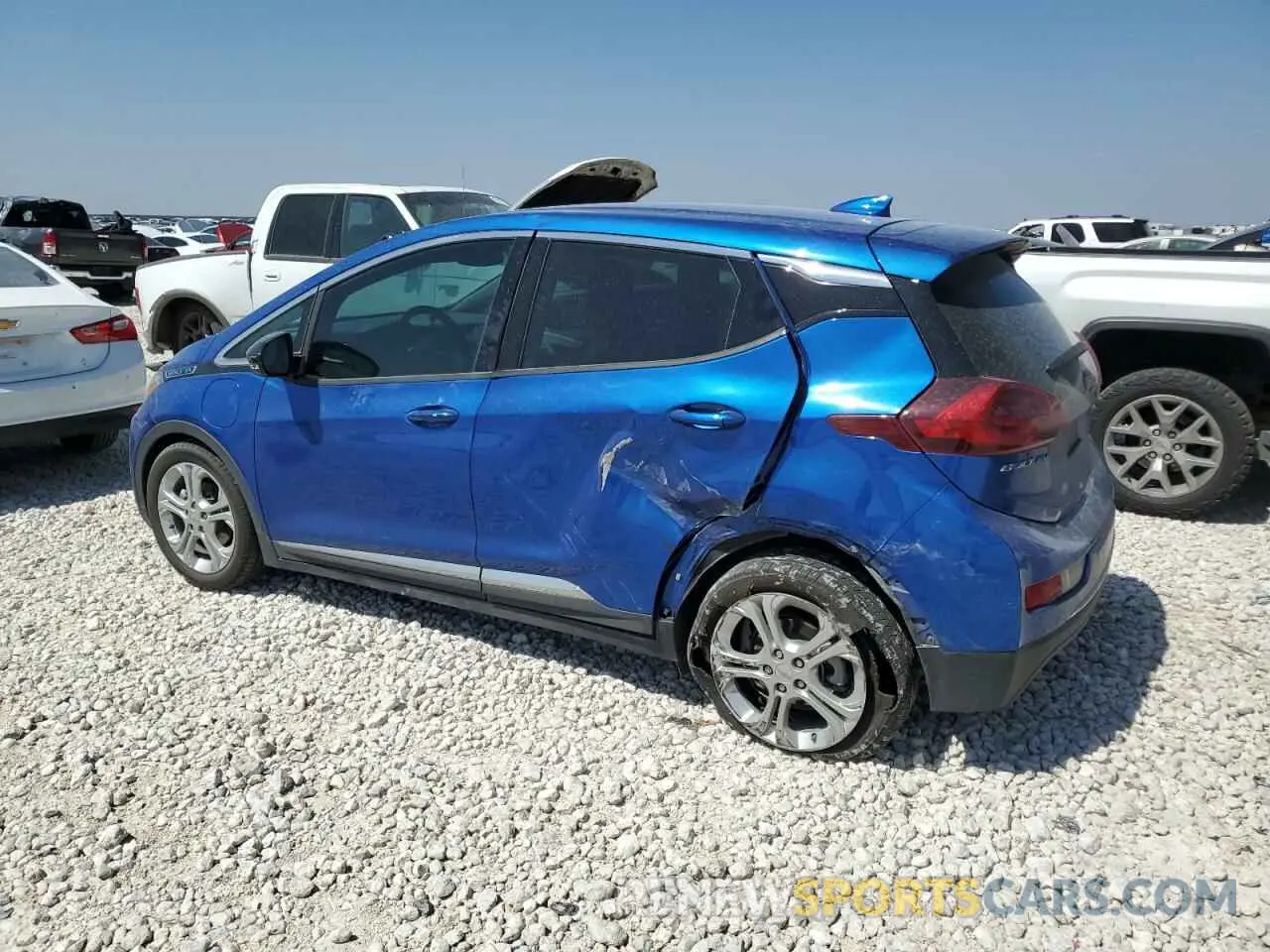 2 Photograph of a damaged car 1G1FY6S01L4130958 CHEVROLET BOLT 2020