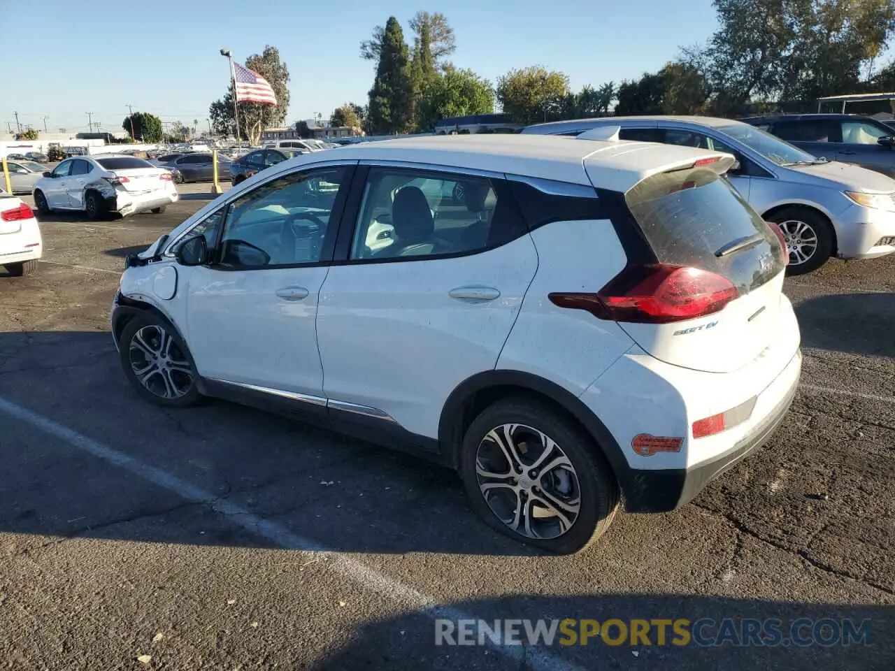 2 Photograph of a damaged car 1G1FY6S02L4133156 CHEVROLET BOLT 2020