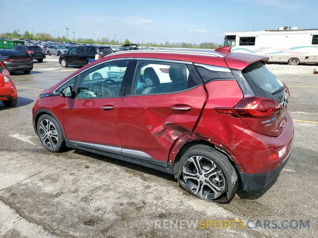 2 Photograph of a damaged car 1G1FZ6S02L4107413 CHEVROLET BOLT 2020