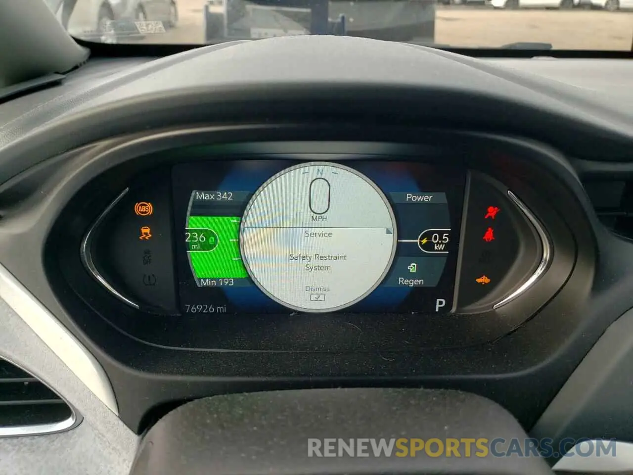 9 Photograph of a damaged car 1G1FZ6S09L4115718 CHEVROLET BOLT 2020