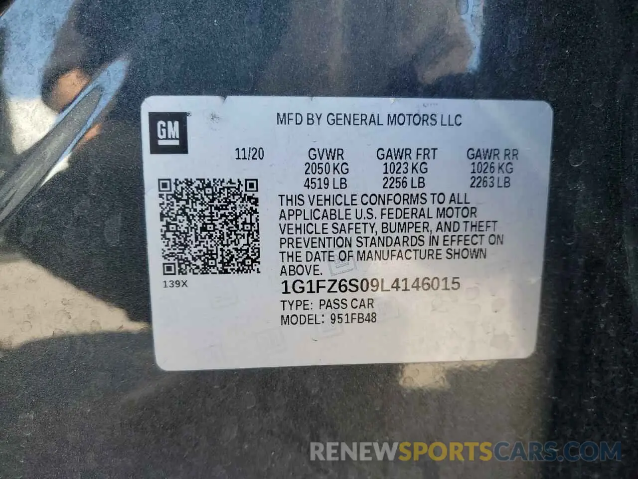 15 Photograph of a damaged car 1G1FZ6S09L4146015 CHEVROLET BOLT 2020