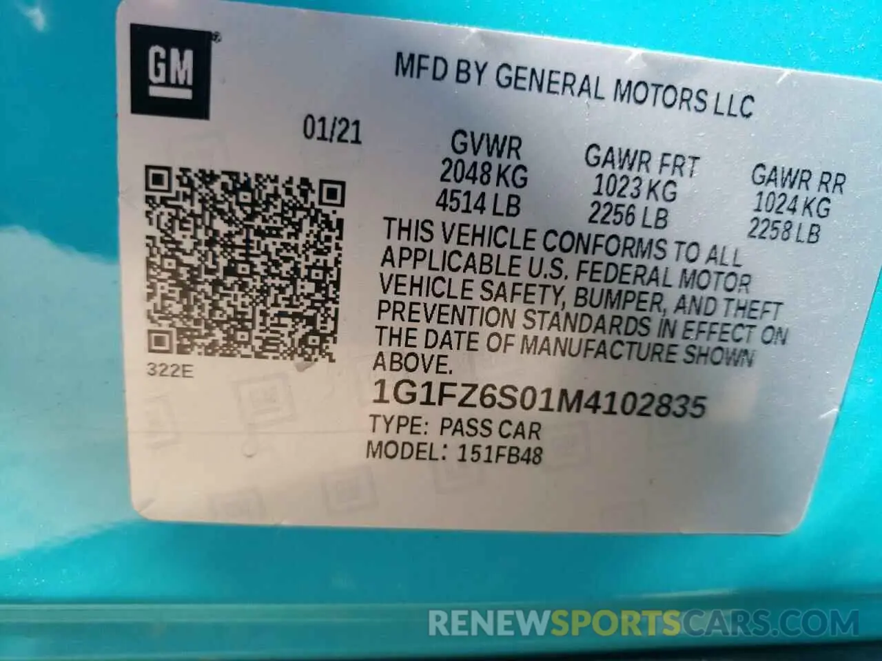 12 Photograph of a damaged car 1G1FZ6S01M4102835 CHEVROLET BOLT 2021
