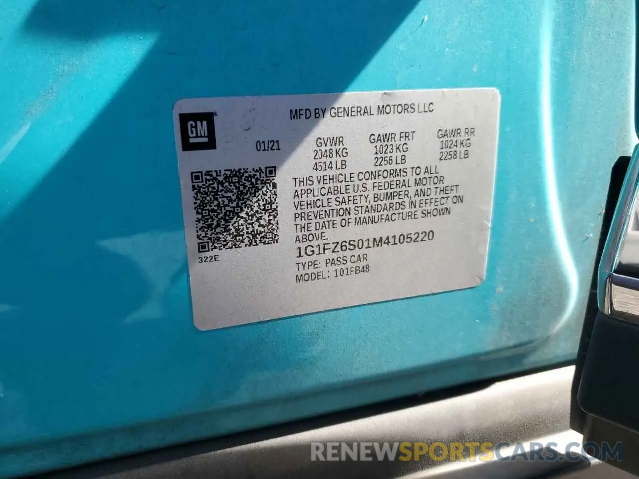 12 Photograph of a damaged car 1G1FZ6S01M4105220 CHEVROLET BOLT 2021