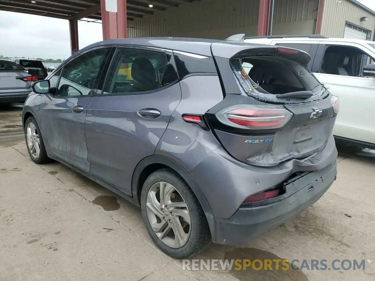 2 Photograph of a damaged car 1G1FW6S03N4127908 CHEVROLET BOLT 2022