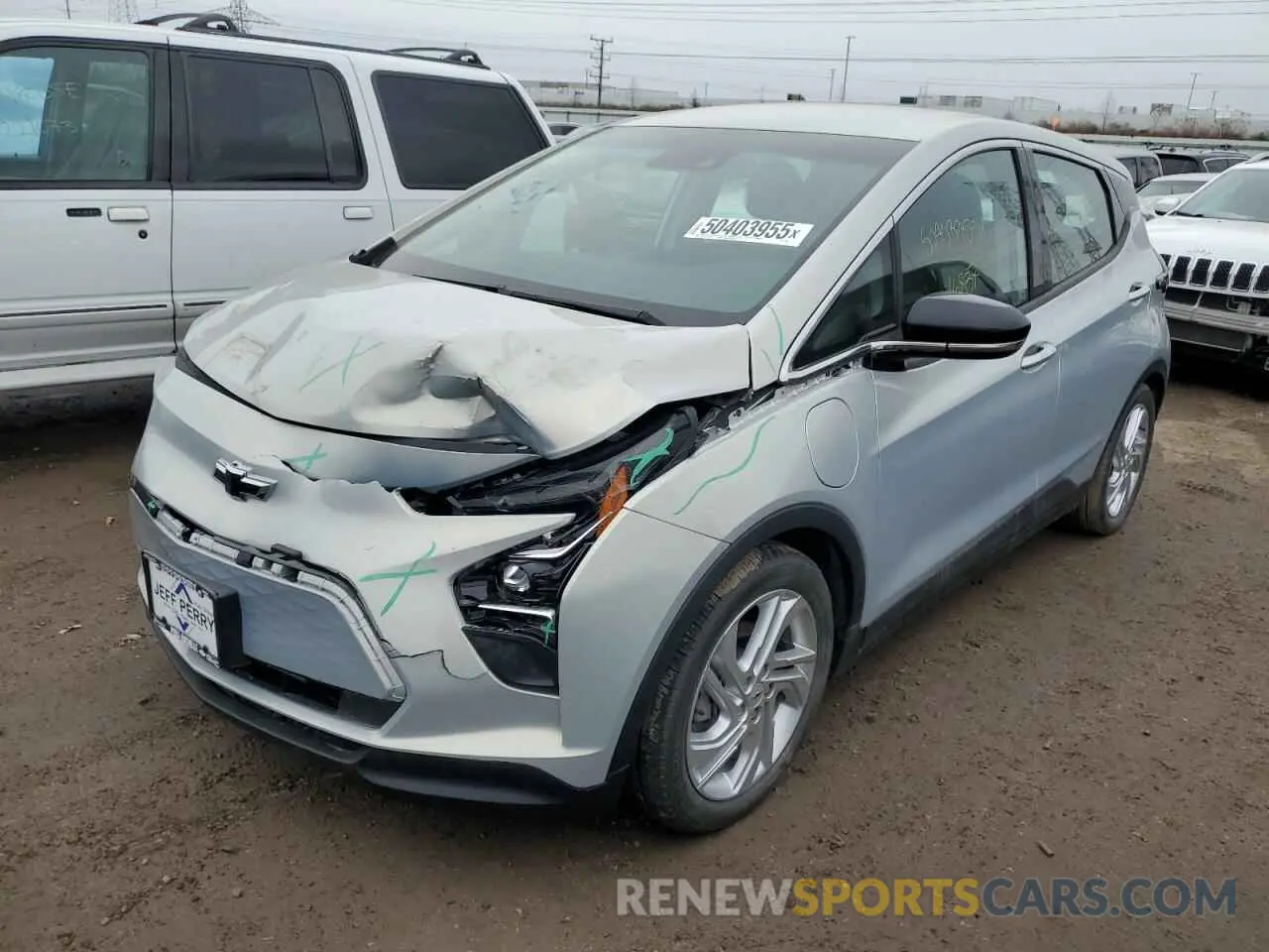 1 Photograph of a damaged car 1G1FW6S09N4102267 CHEVROLET BOLT 2022