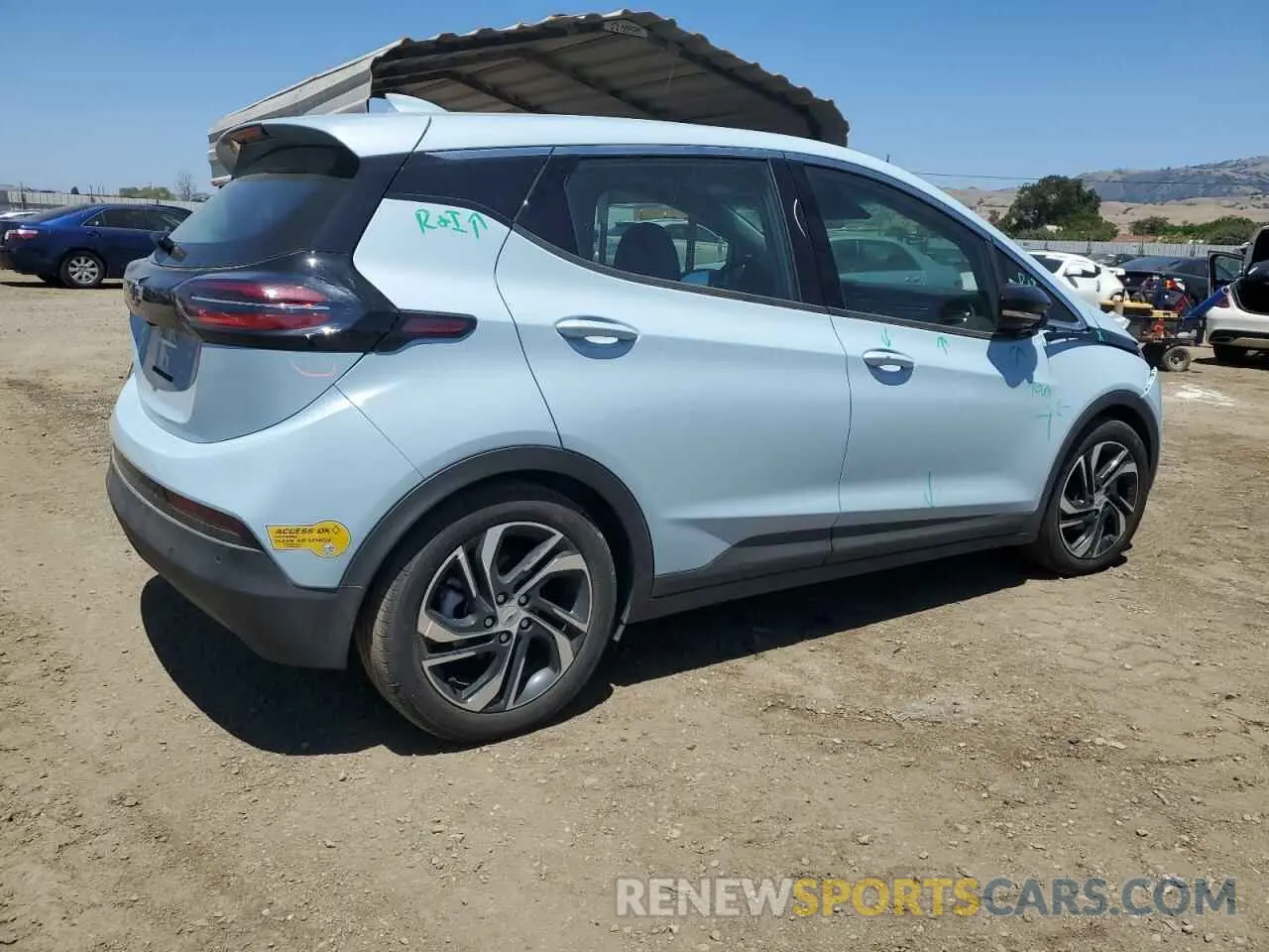 3 Photograph of a damaged car 1G1FX6S05N4116616 CHEVROLET BOLT 2022