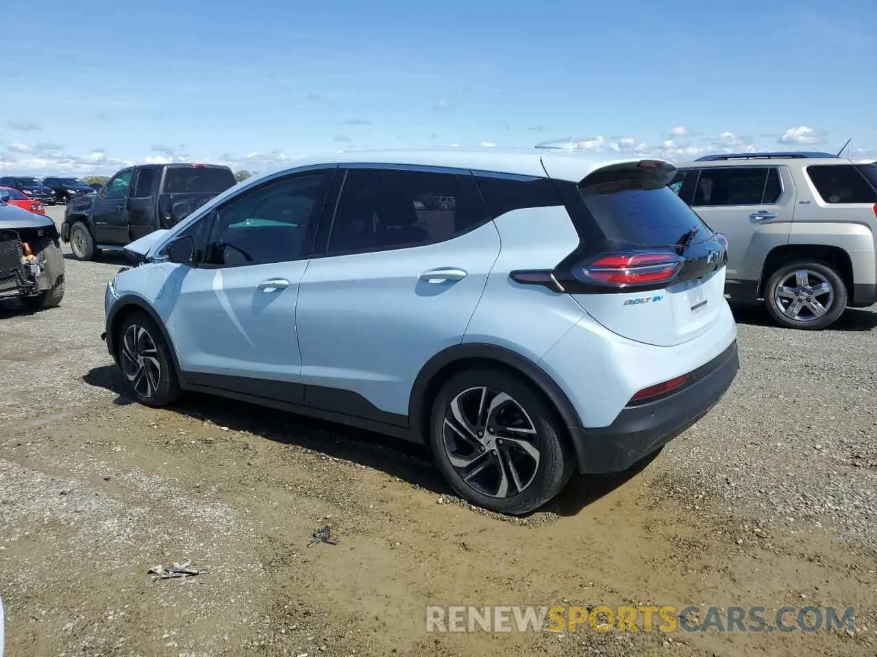 2 Photograph of a damaged car 1G1FW6S01P4125223 CHEVROLET BOLT 2023