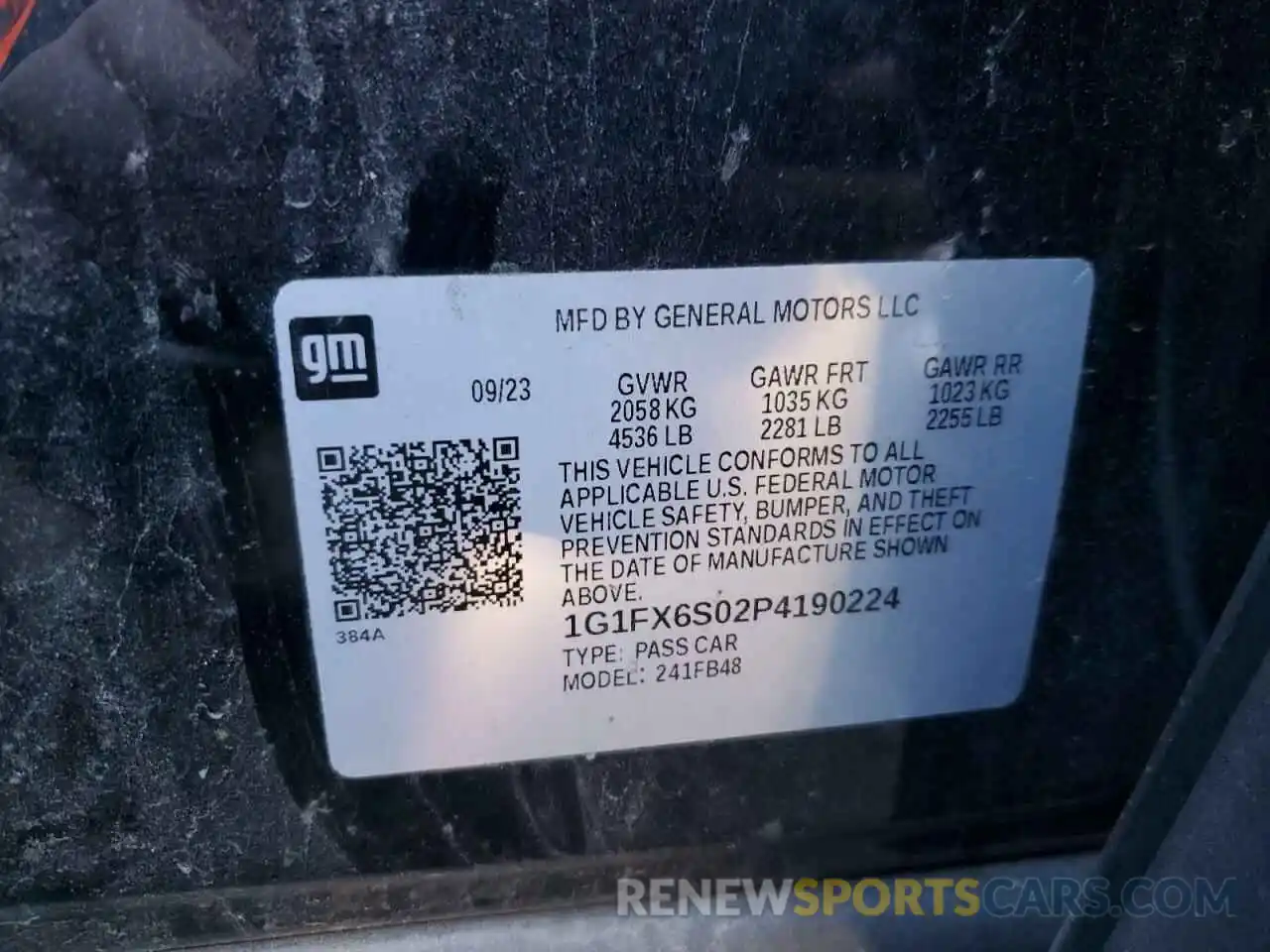 12 Photograph of a damaged car 1G1FX6S02P4190224 CHEVROLET BOLT 2023